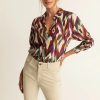 Blouses Expresso | Blouse Met Ikat Print