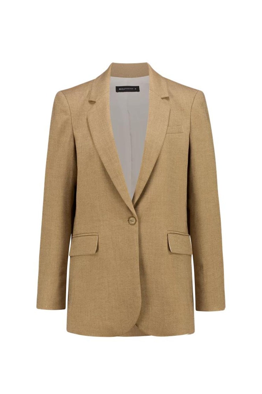 Blazer - Jasjes Expresso | Gemeleerde Blazer