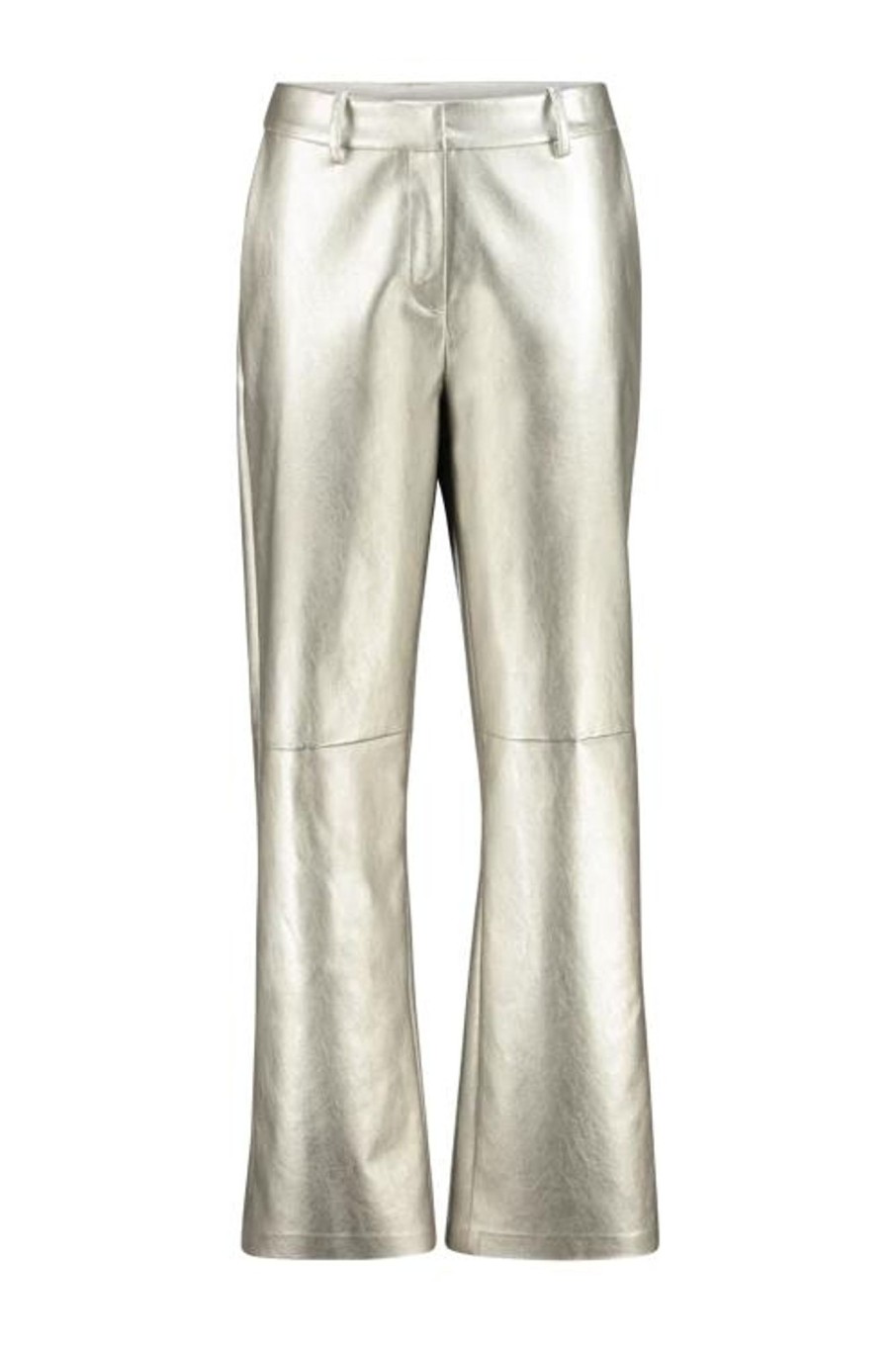 Broeken Expresso | Broek Metallic Pu-Leer