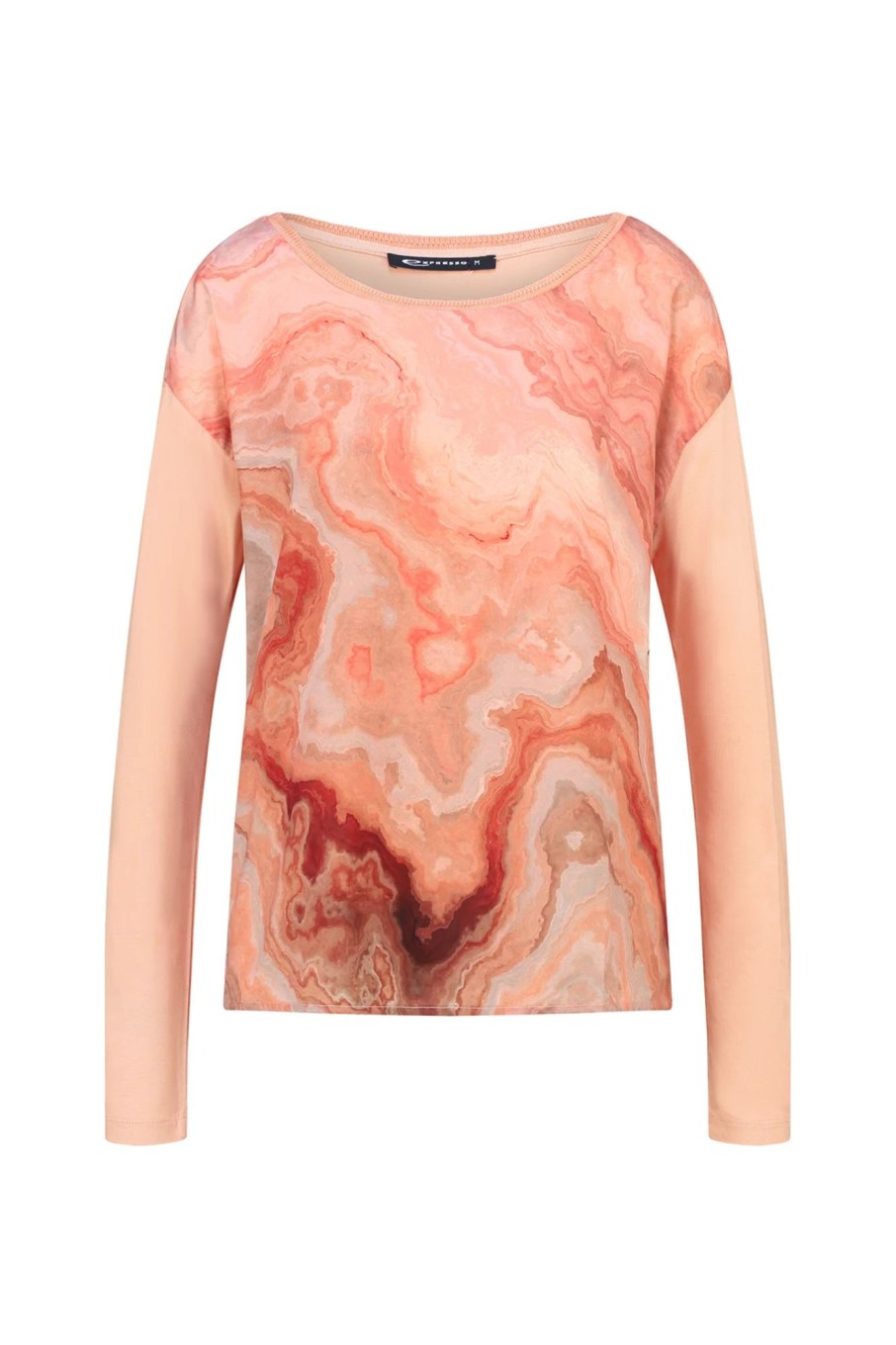 Tops Expresso | Top Met Marmerprint