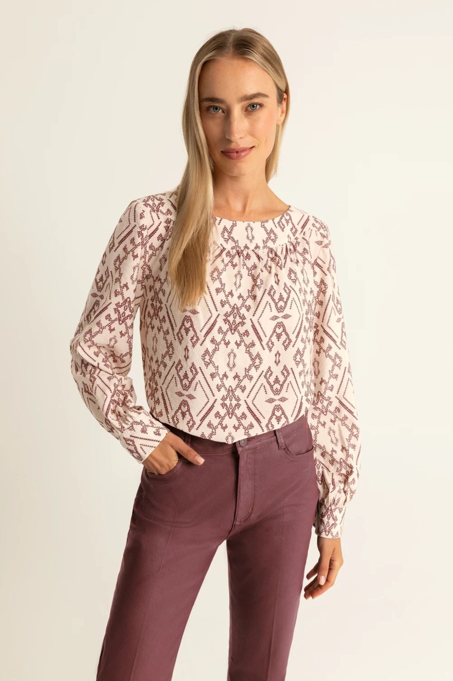 Blouses Expresso | Blousetop Ikat Print