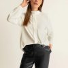 Blouses Expresso | Blouse Met Hoge Kraag