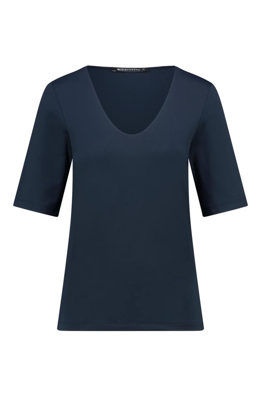 Basics Expresso | T-Shirt Driekwart Mouwen