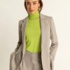 Blazer - Jasjes Expresso | Gemeleerde Blazer