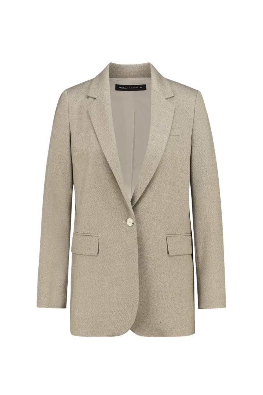 Blazer - Jasjes Expresso | Gemeleerde Blazer