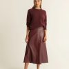 Rokken Expresso | Midi Rok Imitatieleer