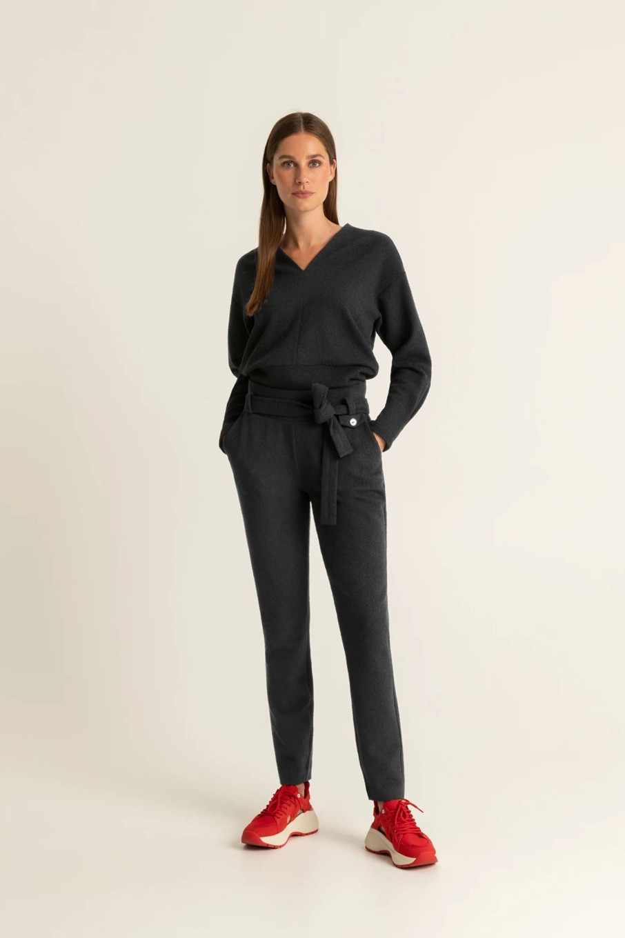 Broeken Expresso | Broek Stretch Boucle