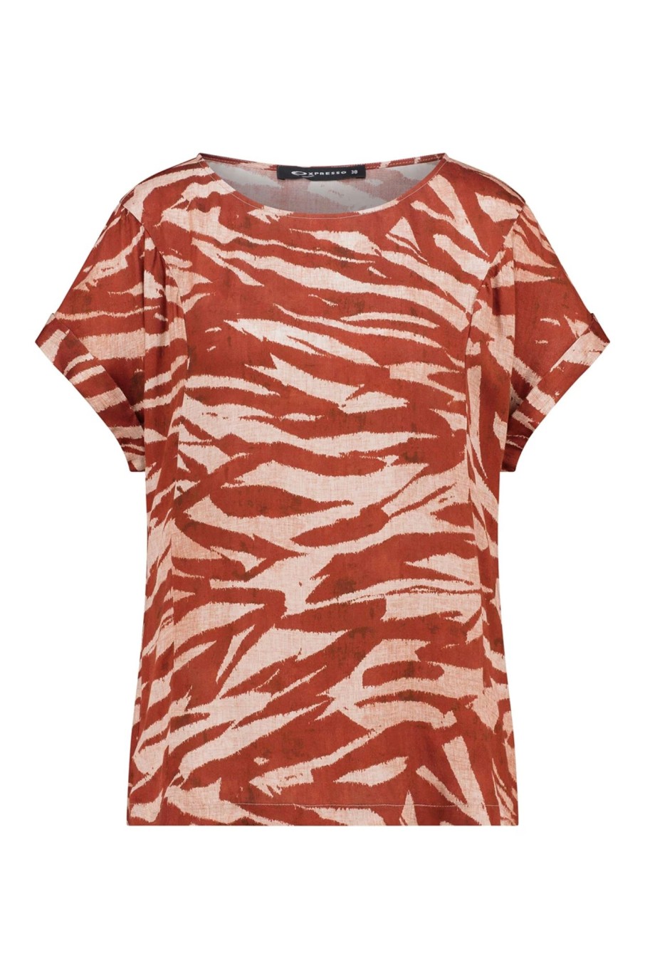 Blouses Expresso | Top Met Zebraprint