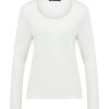 Basics Expresso | T-Shirt Met Lage Ronde Hals