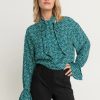 Blouses Expresso | Printblouse Met Strik