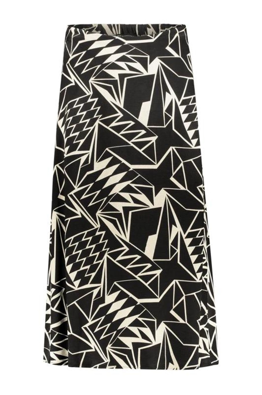 Rokken Expresso | Midi-Rok Grafische Print