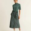 Rokken Expresso | Paperbag Midi-Rok