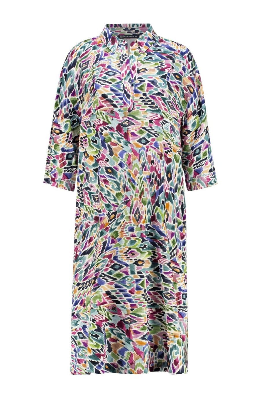 Jurken Expresso | Multicolour Print Jurk