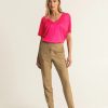 Broeken Expresso | Gemeleerde Stretch Broek