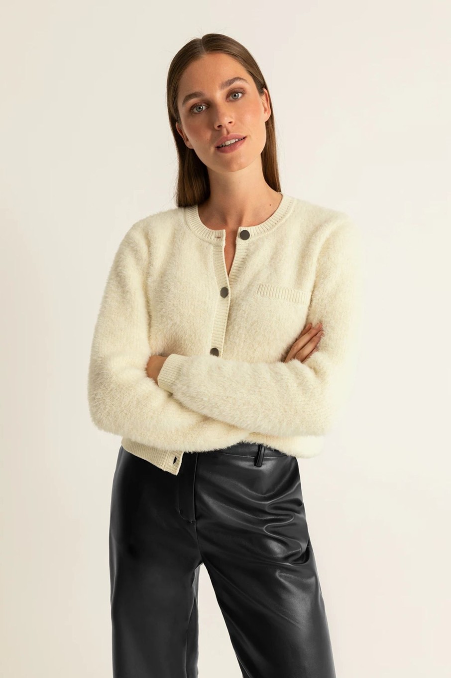 Vesten Expresso | Kort Fluffy Vest