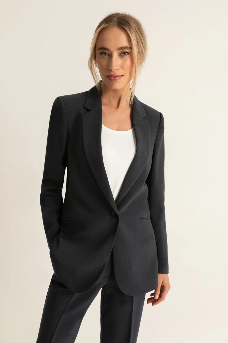 Basics Expresso | Langere Blazer