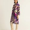 Jurken Expresso | Jurk Multicolour Print