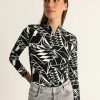 Tops Expresso | Top Grafische Print