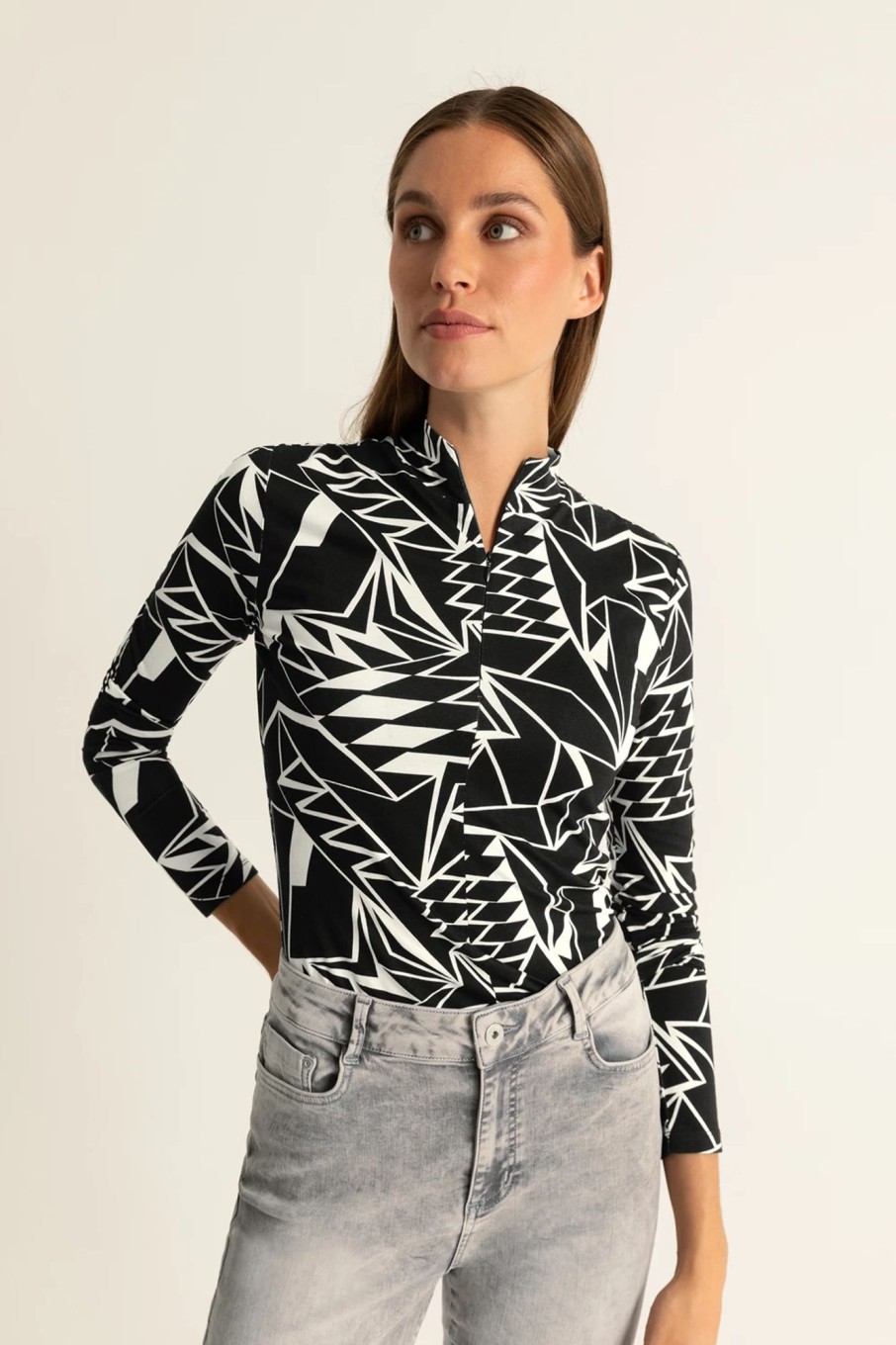 Tops Expresso | Top Grafische Print